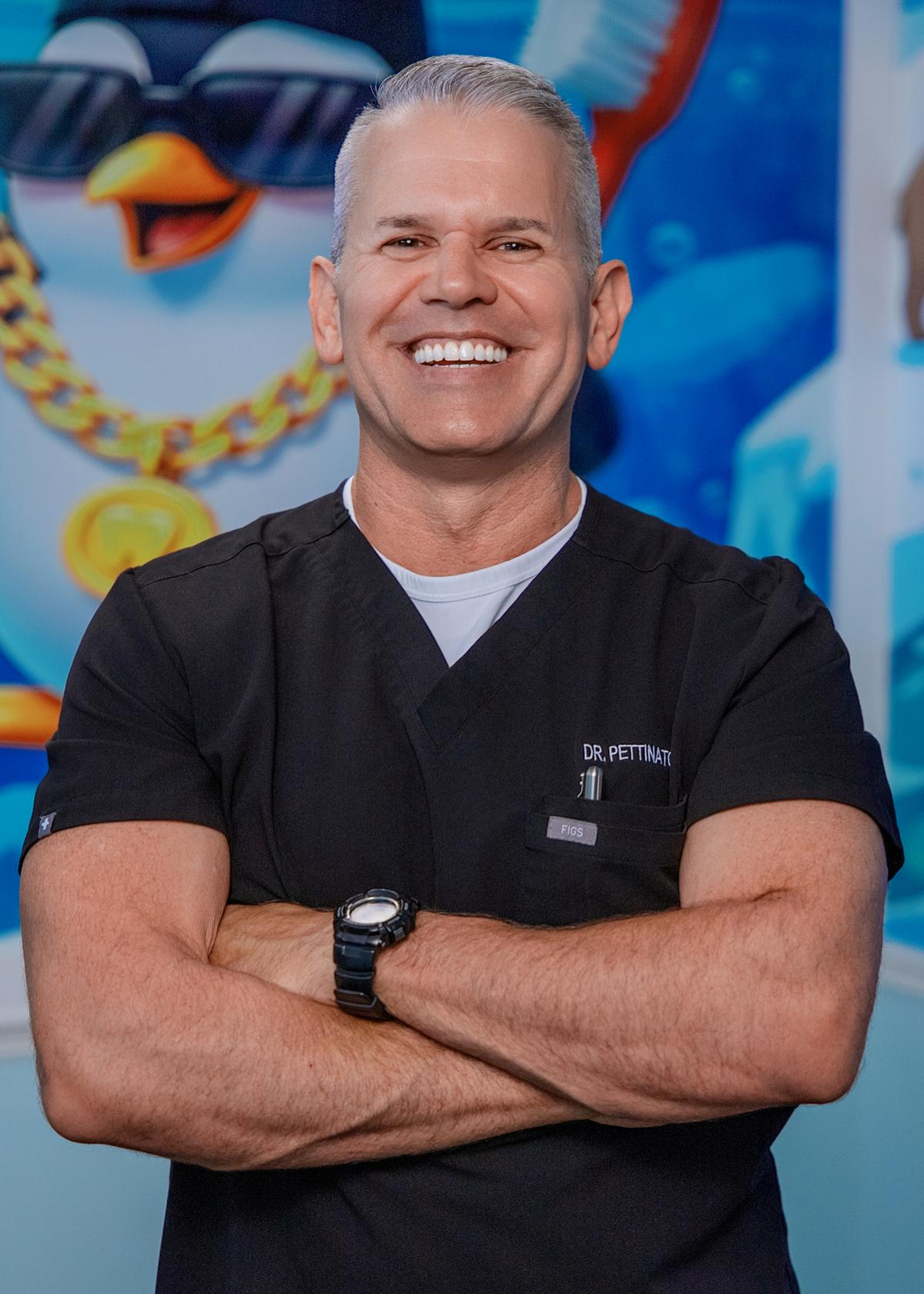 Dr. Frank Pettinato, board-certified pediatric dentist at Cool Kid Dental in North Port